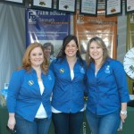 Three Farm Bureau members pose during Ag Day
