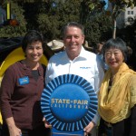 Assembly Ag Committee Chair Susan Eggman, California State Fair CEO Rick Pickering, and Assemblymember Mariko Yamada
