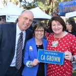 Stanislaus County Supervisor and California State Association of Counties President Vito Chiesa with Secretary Ross and Assembly Speaker Tony G. Atkins