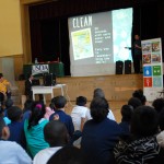 Parker Elementary students learn about hand-washing