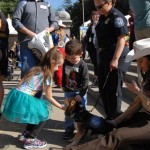 Customs and Border Protection's inspector dogs got plenty of attention at Ag Day.
