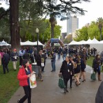 People gathered for Ag Day