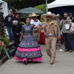 Dancers in traditional costumes