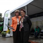 Assemblymember Anna Caballero presents an Ag Day proclamation to CDFA Secretary Karen Ross